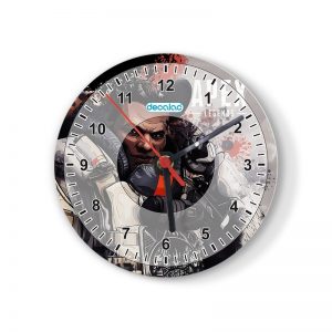 ساعة حائط دائرية بتصميم أبيكس ليجندز جبل طارق
