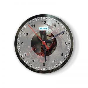 ساعة حائط دائرية بتصميم القتال ضد سبايدر مان