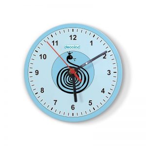ساعة حائط دائرية بتصميم ثعبان لطيف