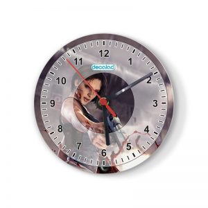 ساعة حائط دائرية بتصميم جيل فالنتاين اطلاق النار رزدنت ايفل 3