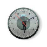 ساعة حائط دائرية بتصميم حافة العالم ديث ستراندنغ