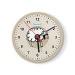 ساعة حائط دائرية بتصميم خروف