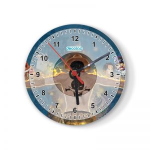 ساعة حائط دائرية بتصميم ذكريات إيس ون بيس