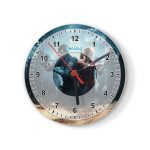 ساعة حائط دائرية بتصميم رزدنت إيفل 2 ريميك