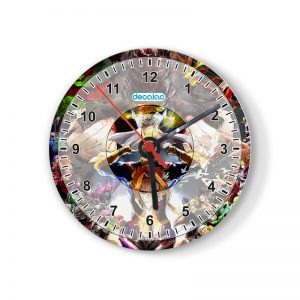 ساعة حائط دائرية بتصميم شخصيات أكاديميتي للأبطال
