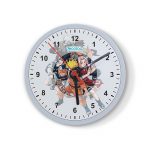 ساعة حائط دائرية بتصميم شخصيات ناروتو وهم صغار