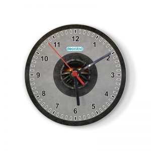 ساعة حائط دائرية بتصميم شعار ذا ويتشر