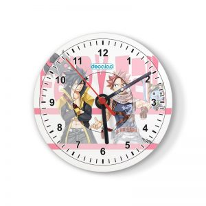 ساعة حائط دائرية بتصميم غراي وناتسو فيري تيل
