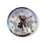 ساعة حائط دائرية بتصميم قتال الزومبي فورت نايت