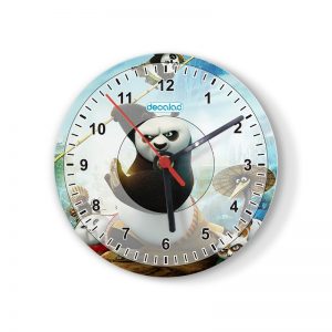 ساعة حائط دائرية بتصميم كونغ فو باندا 3