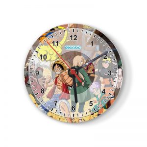 ساعة حائط دائرية بتصميم ميدوريا وباكوغو واوول مايت
