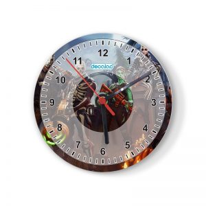 ساعة حائط دائرية بتصميم هالوين فورت نايت