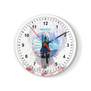 ساعة حائط دائرية بتصميم وحش بداخلي طوكيو الغول