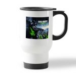كوب قهوة للسيارة لون ابيض بتصميم كول أوف ديوتي مودرن وورفير 3