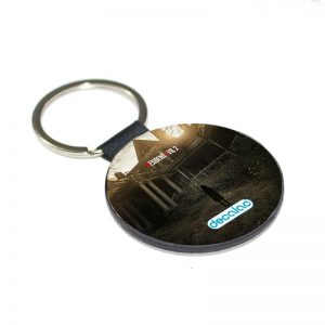 ميدالية مفاتيح دائرية بتصميم ريزدنت إيفل 2
