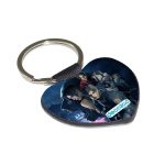 ميدالية مفاتيح شكل قلب بتصميم ريزدنت ايفل 2 جميع الشخصيات