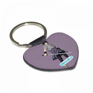 ميدالية مفاتيح شكل قلب بتصميم ساسكي من ناروتو