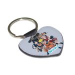 ميدالية مفاتيح شكل قلب بتصميم شخصيات ناروتو وهم صغار