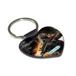 ميدالية مفاتيح شكل قلب بتصميم نيران معارك كول أوف ديوتي